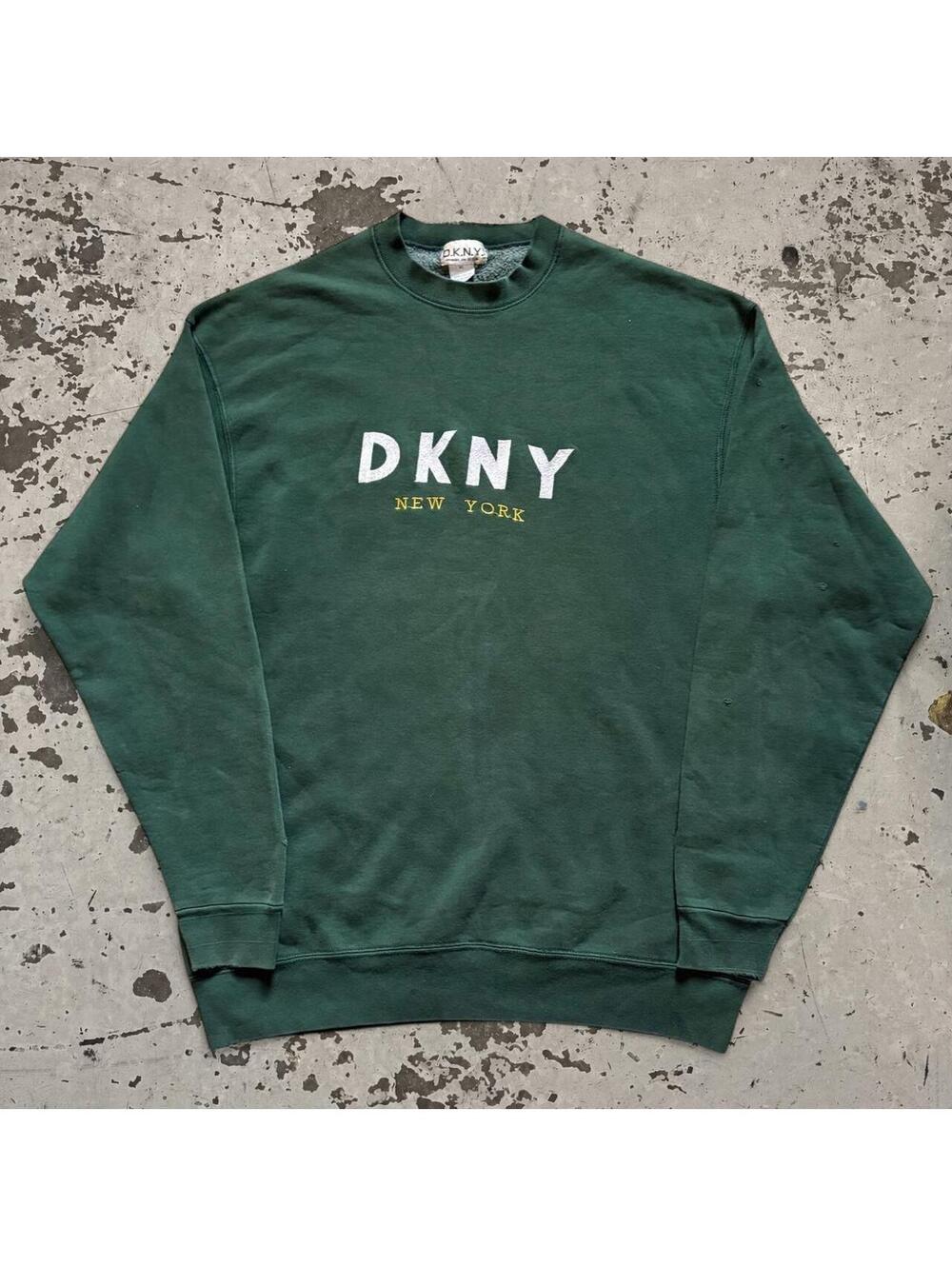 DKNY Men's Green Sweatshirt